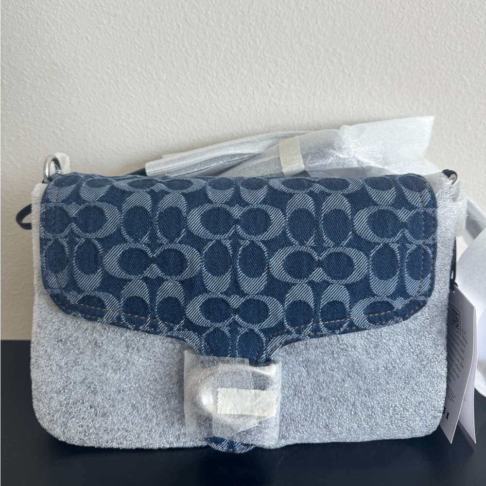 Coach soft tabby in signature denim